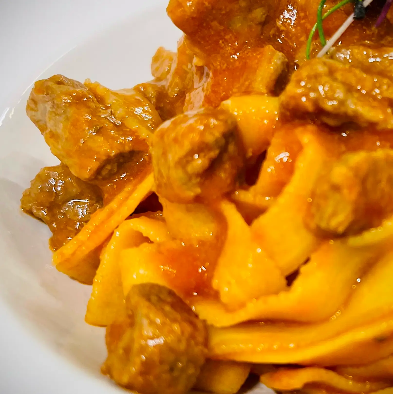 Foto piatto pappardelle al ragù
